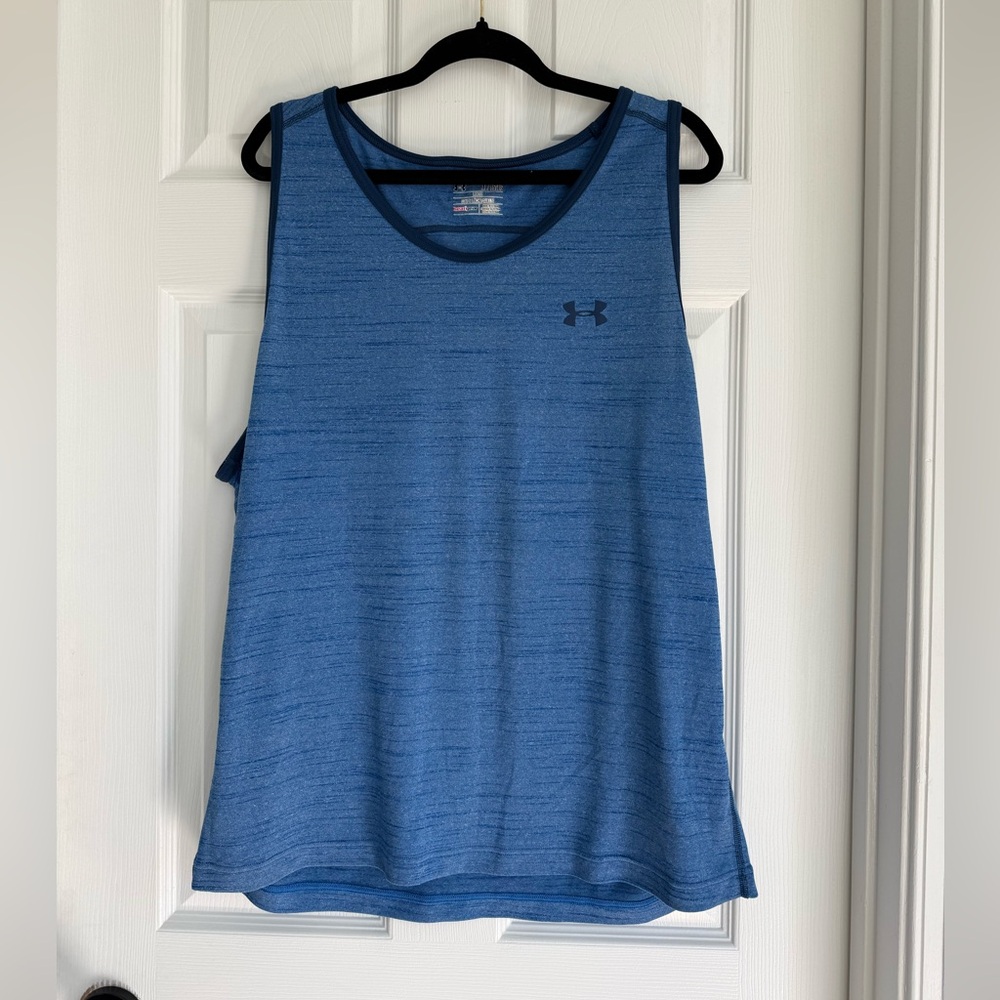Under Armour Men's Blue Heatgear Tank Top